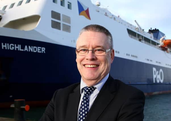 Neal Mernock, Sector Director, Irish Sea at P&O Ferries.