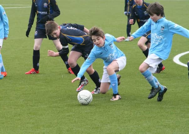 Cookstown Youth U13 tussle against Moira FC