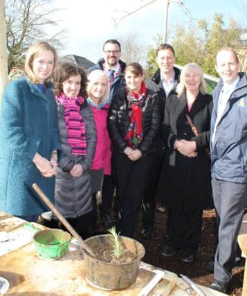 Pictured (l-r) are: Ann Mulholland, Judith Allen, Lauren Belshaw, Laura Spence (Ballymacash Primary School, Lisburn), Alan Herron (PlayBoard NI), Owain Lloyd (Deputy Director Childcare and Play Division, Welsh Government), Mary Nicholls (Senior Manager Childcare and Policy Team, Welsh Government) and Stephen Gray (Principal, Ballymacash Primary School, Lisburn).
