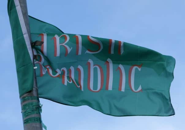 The flag flown from the Post Office during the Easter Rising.