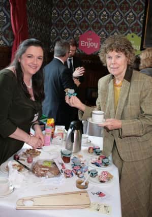 Left to Right- Alice McIlhagger Brambleberry Jams and Kate Hoey MP