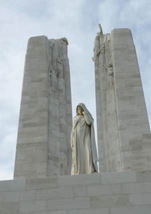 Undated Handout Photo of Vimy Ridge Memorial, near Arras, France. See PA Feature TRAVEL Flanders Fields. PA Photo/Handout.