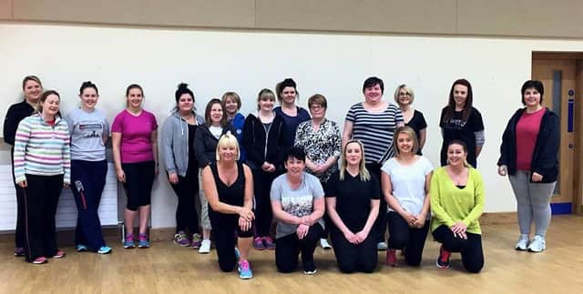 PICTURED: A Group from the Irish dancing classes which began in Dervock Community Centre on Saturday. Also included is teacher Corin Campbell. inbm14-16s