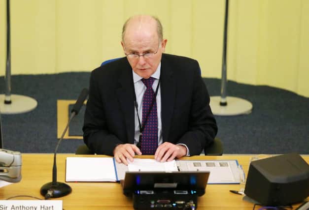 Historical Institutional Abuse Inquiry chairman Sir Anthony Hart. Picture by Jonathan Porter/PressEye