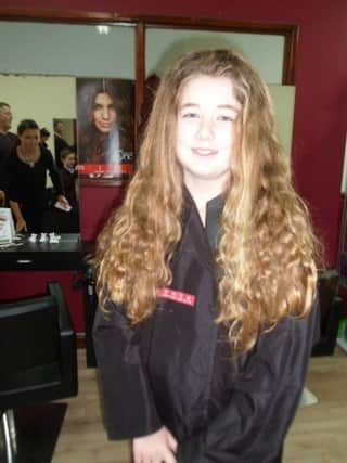Rebecca with her long hair...before the big cut! INBM15-16S