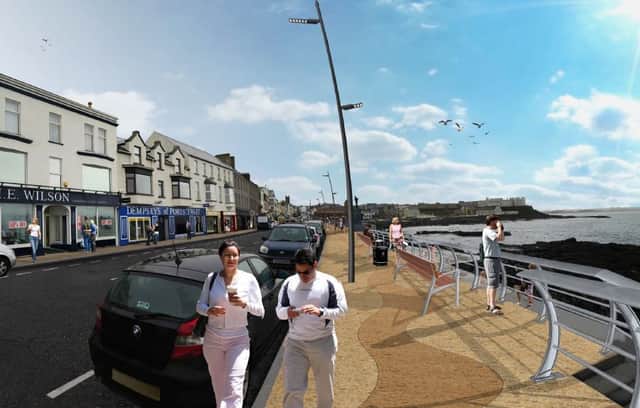 Council has released this perspective of the new look Promenade in Portstewart.