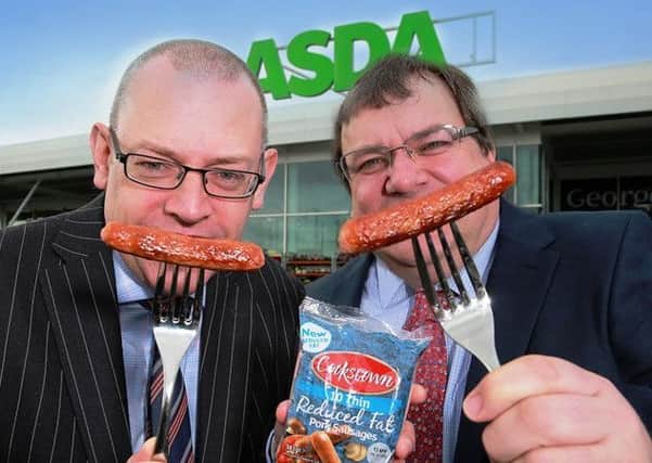 Trevor Mounstephen, Cookstown Account Manager and Michael McCallion, Asda Senior Buying Manager Northern Ireland and Scotland