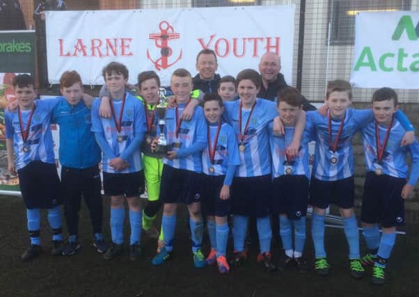 United under 13's who secured the Larne Sevens on Easter Monday.