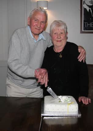 Alan and Mary Stewart from Clough celebrating their 60th wedding anniversary.
