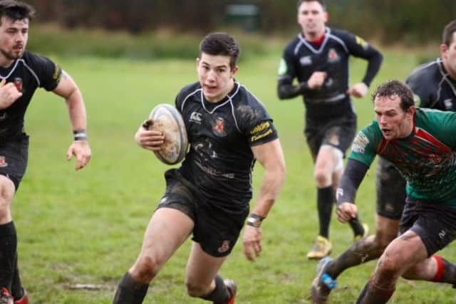 Robert Lamberton scored four tries for Limavady in their win over Strabane.