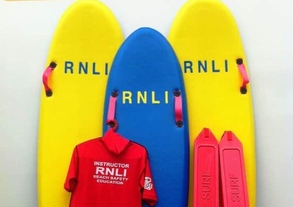 'Hit the surf' with the RNLI. INCR