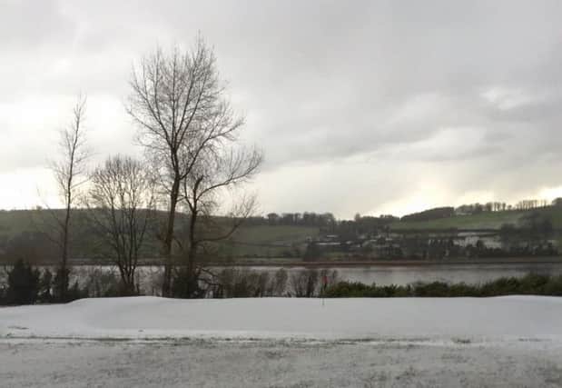 Four seasons in one day at City of Derry Golf Club on Saturday. INLS15-Golf COD 1