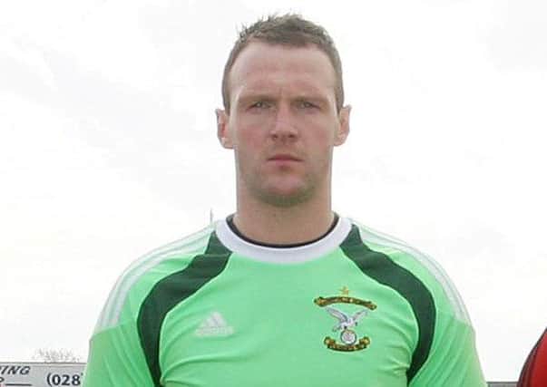 Harryville Homers goalkeeper Alex McCosh.