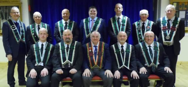 Members of Lough's Followers RBP 318 pictured at their installation event.  Picture: Brian Graham