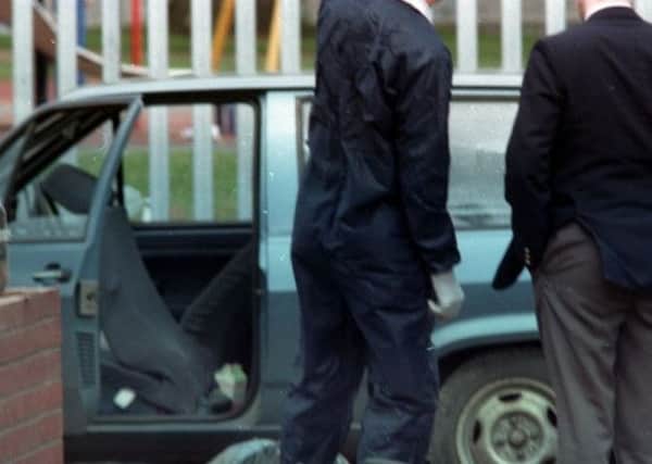 Workmen Eamon Fox and Gary Convey were shot dead in north Belfast in 1994. Pic by Pacemaker.