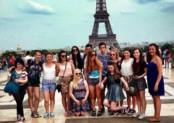 French exchange students