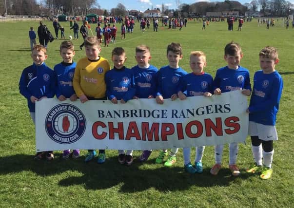 The Banbridge Rangers Under 11s in Ayr.