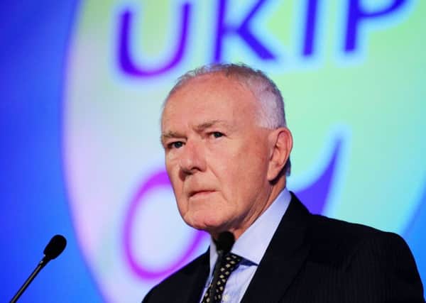 Ukip's leader in Northern Ireland, David McNarry