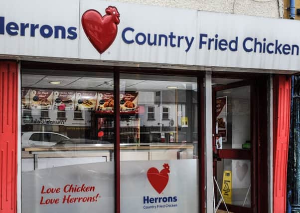 Herrons Country Fried Chicken in Olden Street, Cookstown. INMM26-503.