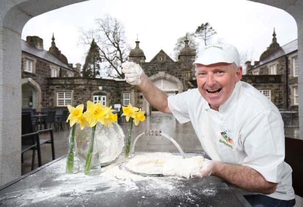 The Krazi Baker pictured preparing some sodas at Antrim Castle Gardens which will play host to the Allianz Garden Show Ireland from May 6-8.  Picture: Darren Kidd/PressEye