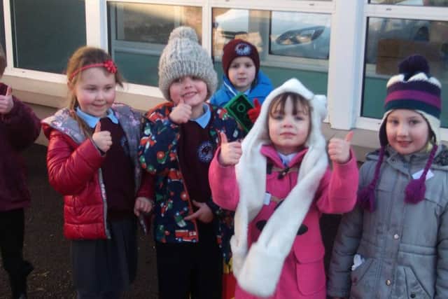 Thumbs up for our new friends