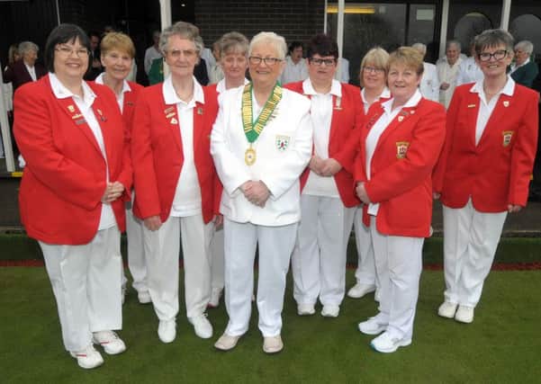 Members of Curran Ladies Bowling Club. INLT 15-218-AM