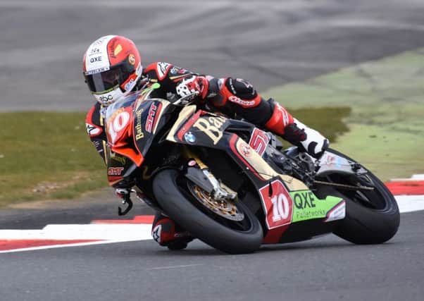 Michael Rutter on the Bathams SMT BMW at Silverstone.