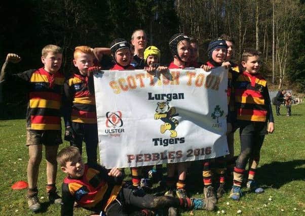 The P6/7 Lurgan Tigers team, who ran into some bother during their Scottish Tour last week.