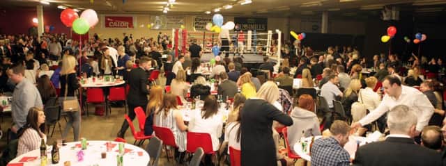 RINGSIDE. The packed out venue on Saturday night for the White Collar Boxing.INBM16-16 021SC.