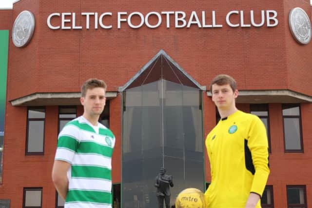 Irish pair Fiacre Kelleher and goalkeeper Connor Hazard hope to be with the Celtic squad at the U-21 SuperCupNI.