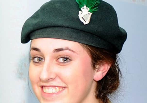 Ballymena  Cadet Emmalee Wray who has been selected to take part in the Queens 90th birthday beacon lighting ceremony at Windsor. (Supplied Picture - Crown Copyright).