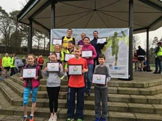 Winners of the Wallace parkrun.