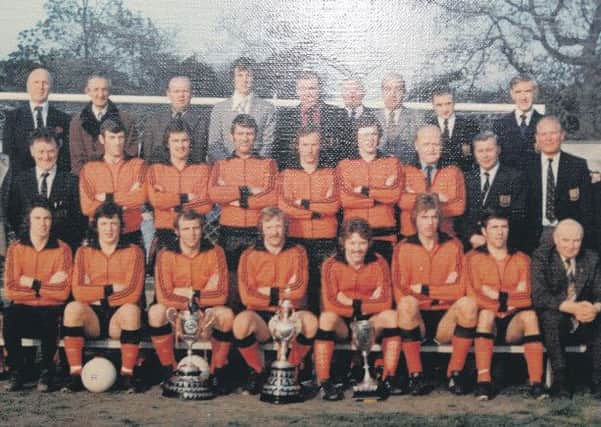 The all-conquering Carrick Rangers squad of 1976. INLT 17-901-CON
