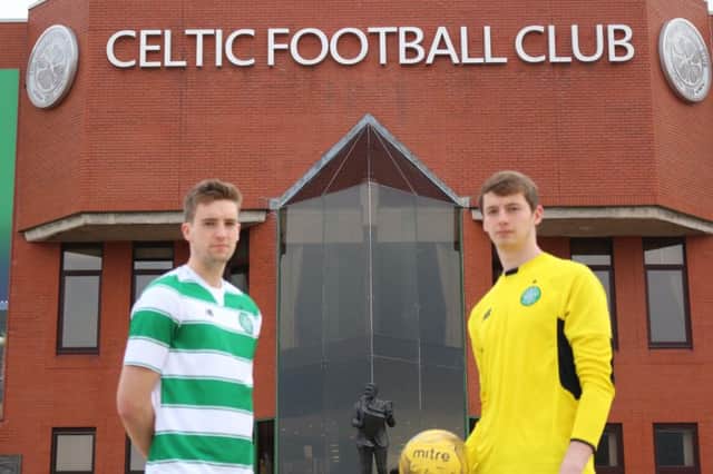 Irish pair Fiacre Kelleher and goalkeeper Connor Hazard hope to be with the Celtic squad at the U-21 SuperCupNI.