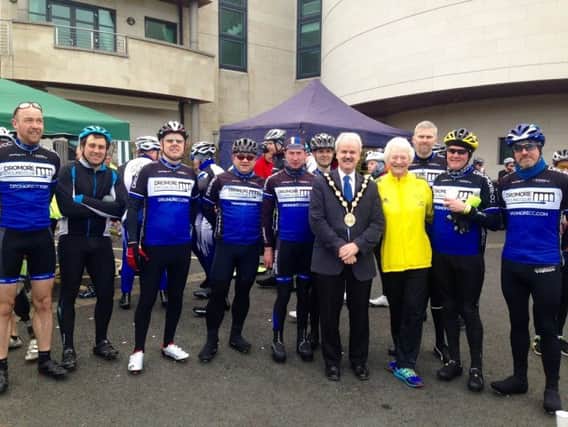 Dromore Cycling Club were honoured to meet famous Olympian Dame Mary Peters.