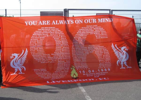 The Hillsborough inquest jury ruled the 96 football fans who died were unlawfully killed, but Liverpool fans were not to blame.  INLT 17-695-CON