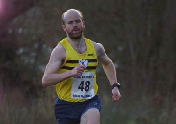 Mark McKinstry who recorded a personal best at the Queens 5K.