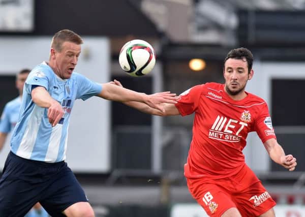 Ballymena must beat Portadown and hope that Dungannon Swifts don't win their game, if they are to stand any chance of finishing seventh and claiming a European qualifier play-off place. Picture: Press Eye.