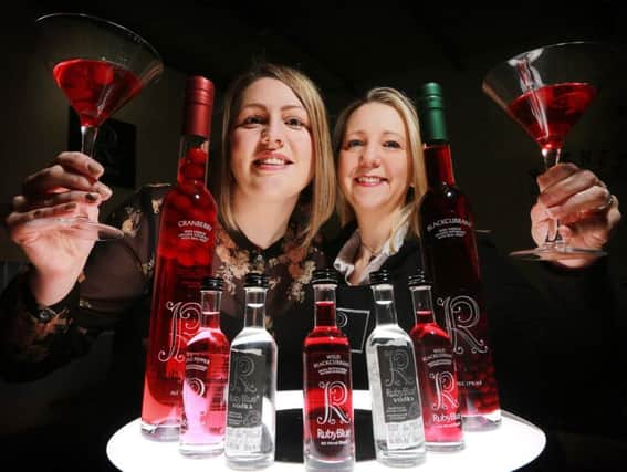 Pictured L-R Jill Jones from Asda's Local Sourcing Team and Barbara Hughes from Hughes Craft Distillery