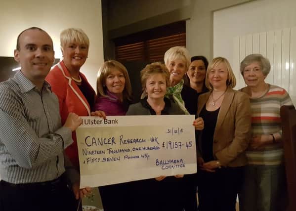 Ballymena Cancer Research UK Local Committee celebrated raising a total of Â£19,157.