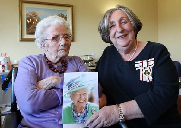 Irene Moore celebrated her 100th birthday with family and friends at the Cornfields Care home this week and was delighted to get a visit from Mrs Stella Burnside OBE, Vice Lord-Lieutenant of County Londonderry. INLV1816-671KDR