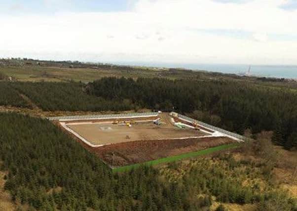 An aerial view of the Woodburn Forest site.  INCT 19-721-CON