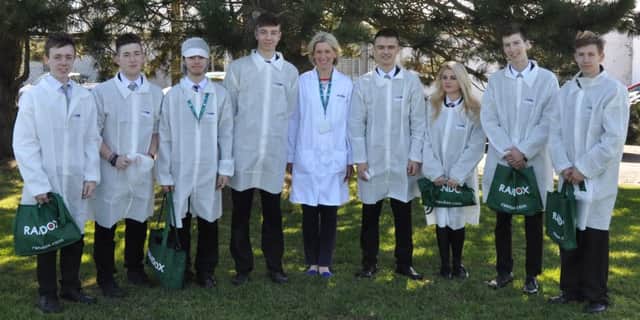 Senior Science pupils experience a guided tour of Randox Laboratories