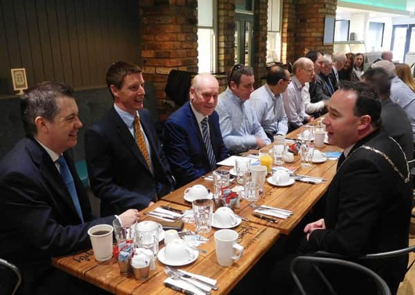 Members and guests who attended the chamber Business Breakfast.