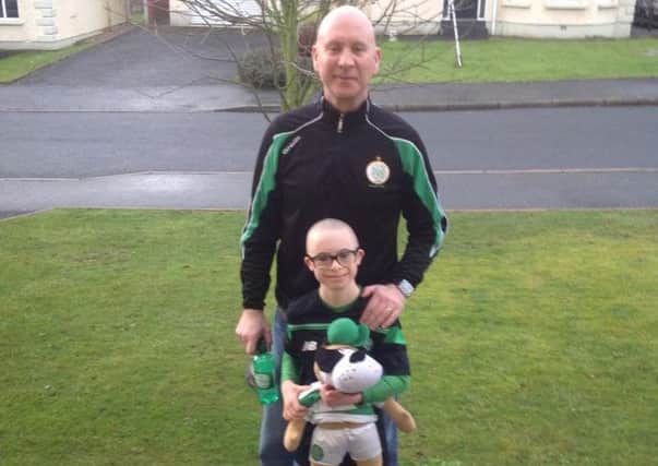 Jay Beatty with his father Martin