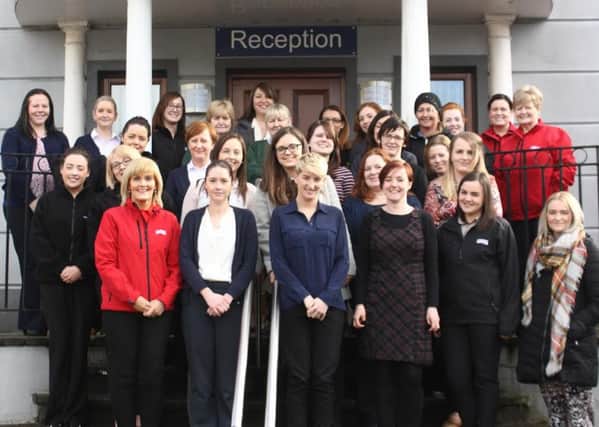 Women staff at Heron Brothers in Draperstown. The firm is the latest in Mid Ulster to sign up to the Equality Commission's STEM charter