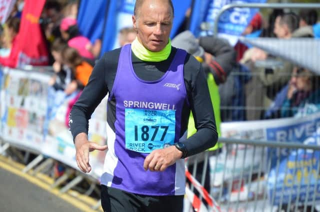 Dave Sexton had a great run at the Belfast marathon