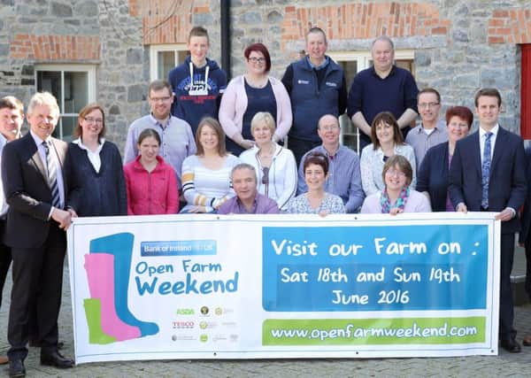 Farmers who are hosting visitors to the farms for this year's Bank of Ireland Open Farm Weekend taking part in a training day for the event, at Greenmount Agricultural College. Pic Cliff Donaldson