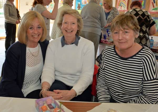 Heather Rea, Marjorie Weatherup and Selina Lydon attended the final fundraising event of the Islandmagee branch of Cancer Research UK in the Gobbins Visitor Centre. INLT 16-021-PSB