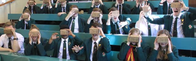 Pupils from Friends School were recently treated to a display of the latest Virtual Reality technology from Global IT giant Google.
